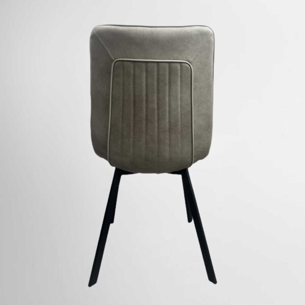 כיסא אפור לשולחן אוכל -דגם הוגו
