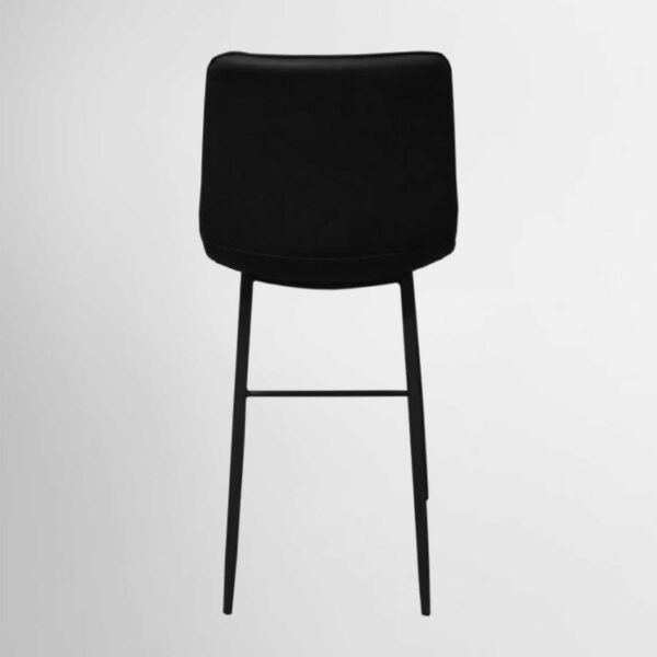 כיסא בר מעוצב דגם 607 בצבע שחור