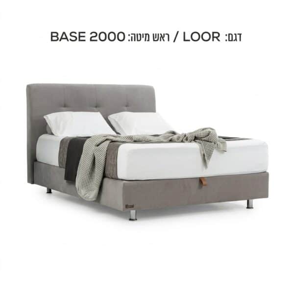 דגם:  BASE 2000  /  ראש מיטה:  LOOR