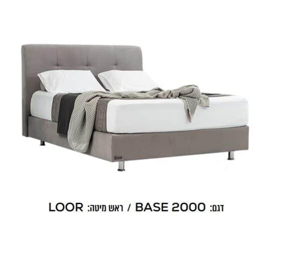 דגם:  BASE 2000  /  ראש מיטה:  LOOR
